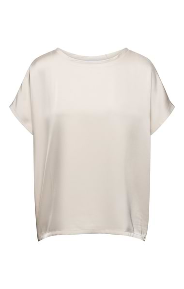Ladies Satin Boxy T-shirt
