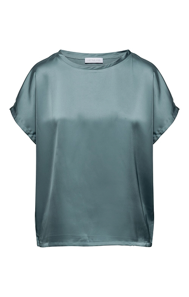 Ladies Satin Boxy T-shirt