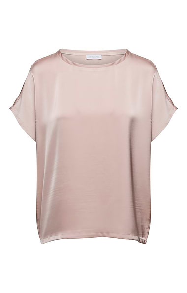 Ladies Satin Boxy T-shirt