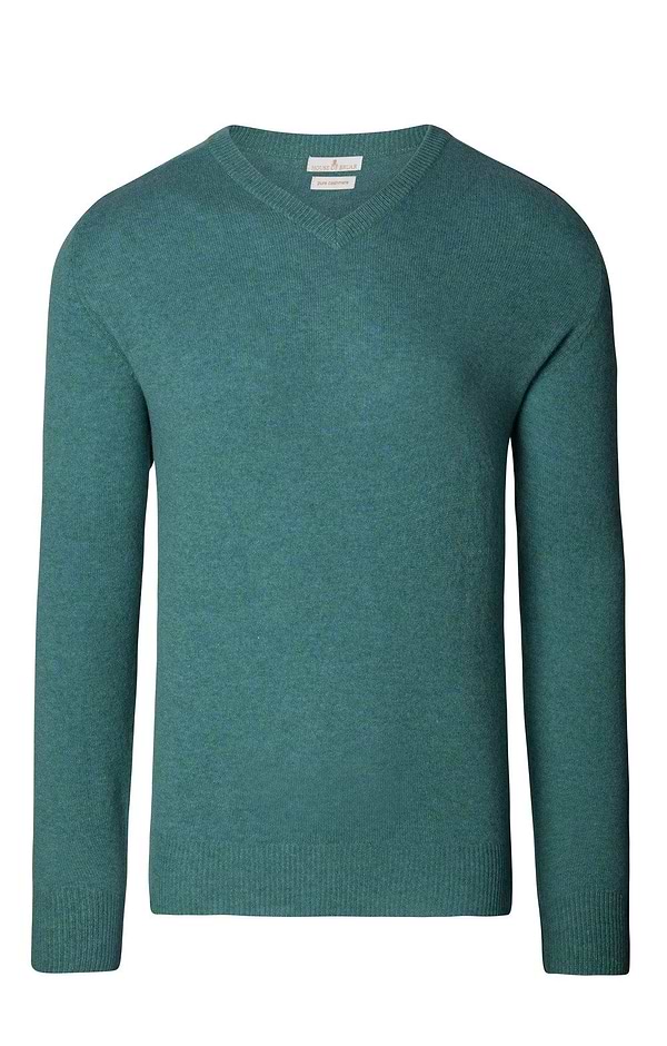 Men's Cashmere V Neck