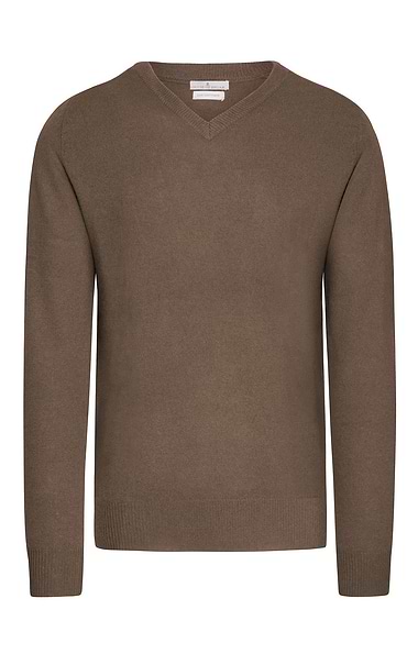 Men's Cashmere V Neck