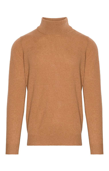 Men's Cashmere Roll Sweater
