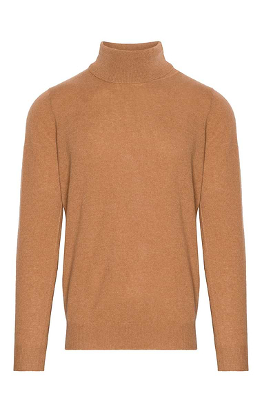 Men's Cashmere Roll Sweater