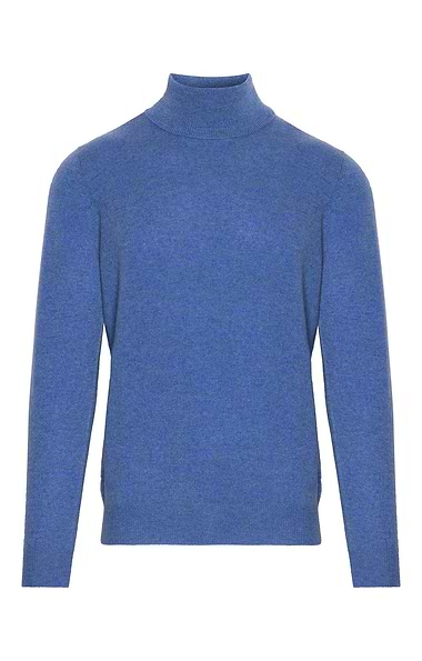 Men's Cashmere Roll Sweater