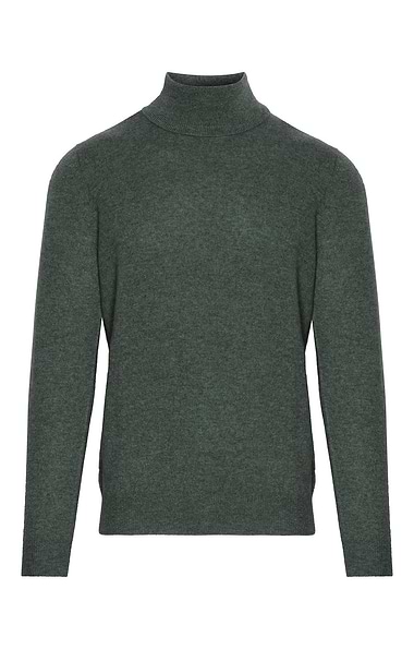 Men's Cashmere Roll Sweater