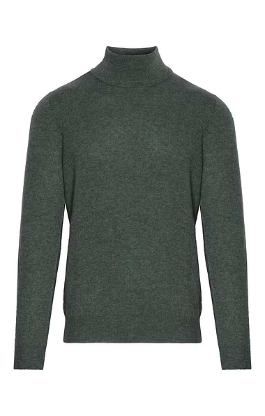 Men's Cashmere Roll Sweater