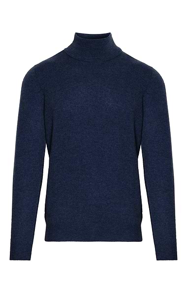 Men's Cashmere Roll Sweater