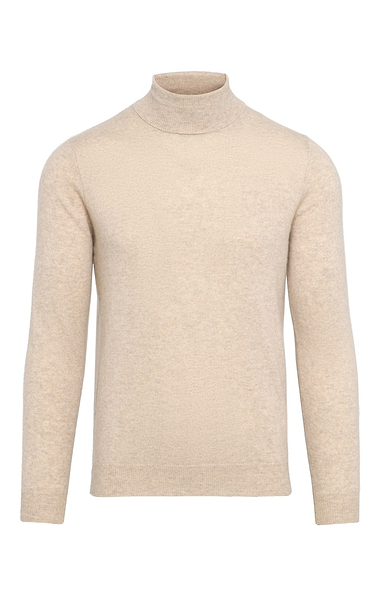 Men's Cashmere Roll Sweater