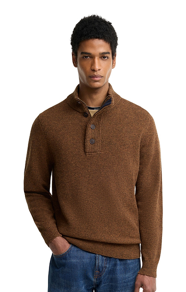 Men's Barbour Essential Patch Half Zip Jumper
