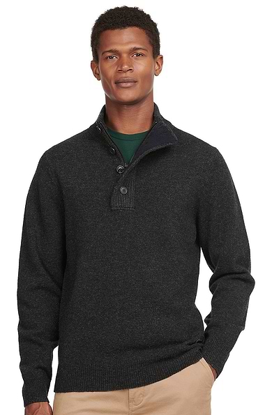 Men's Barbour Essential Patch Half Zip Jumper