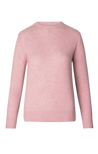 Ladies 3-Ply Cashmere Crew