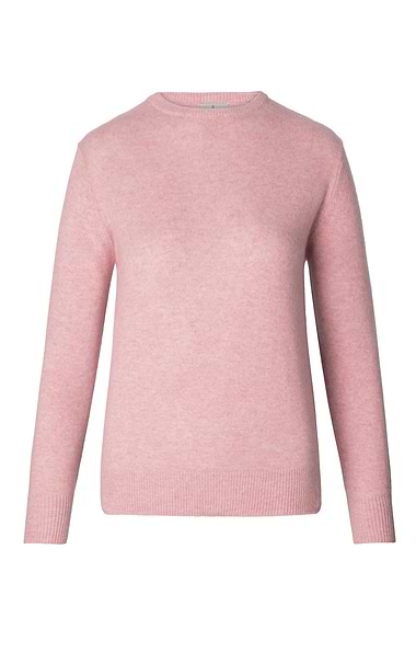Ladies 3-Ply Cashmere Crew