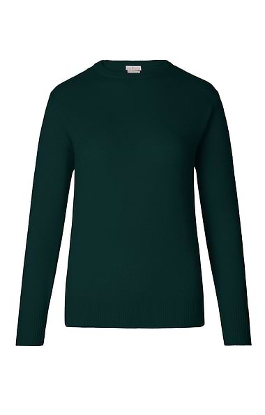 Ladies 3-Ply Cashmere Crew