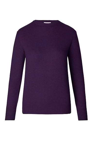Ladies 3-Ply Cashmere Crew