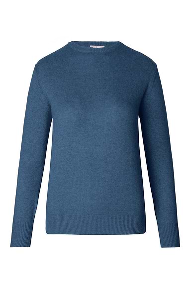 Ladies 3-Ply Cashmere Crew