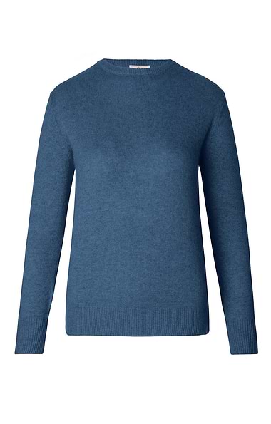 Ladies 3-Ply Cashmere Crew