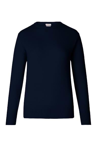 Ladies 3-Ply Cashmere Crew