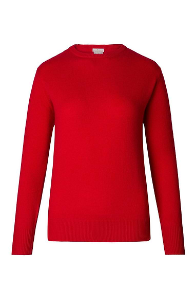 Ladies 3-Ply Cashmere Crew