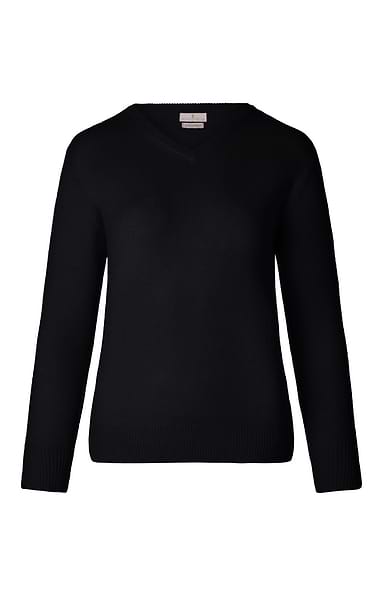 Ladies 3-Ply Cashmere V Neck