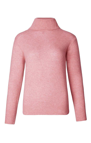 Ladies 3-Ply Cashmere Roll Neck