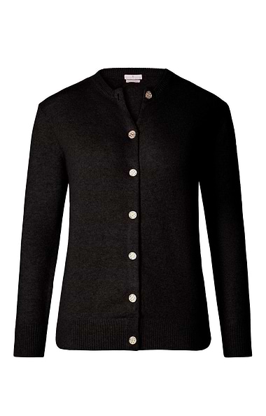 Ladies 3-Ply Cashmere Cardigan