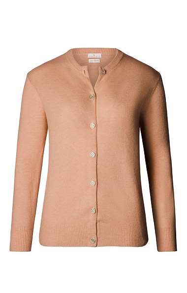 Ladies 3-Ply Cashmere Cardigan
