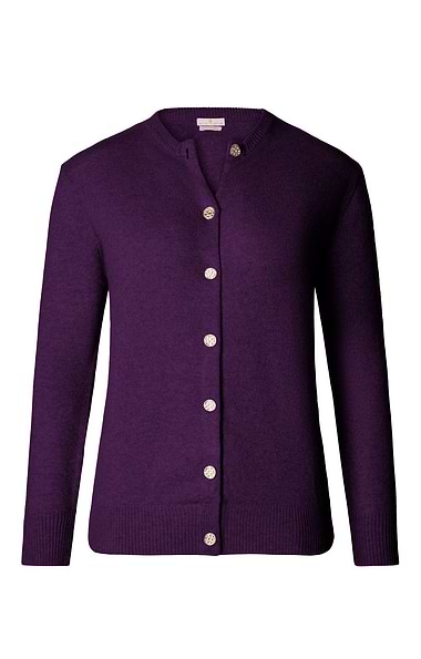 Ladies 3-Ply Cashmere Cardigan