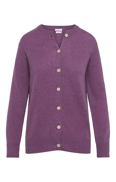 Ladies 3-Ply Cashmere Cardigan