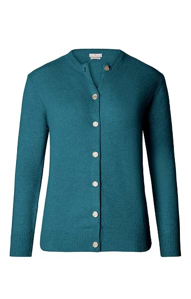 Ladies 3-Ply Cashmere Cardigan