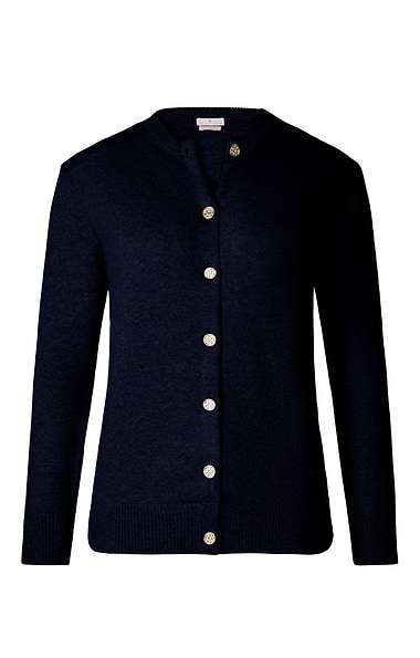 Ladies 3-Ply Cashmere Cardigan