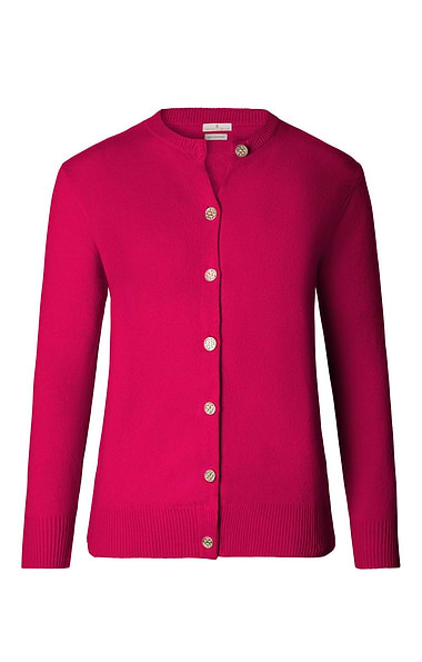 Ladies 3-Ply Cashmere Cardigan
