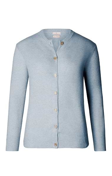 Ladies 3-Ply Cashmere Cardigan