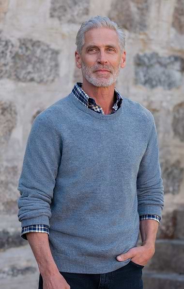 Men's 3 Ply Cashmere Crew Neck