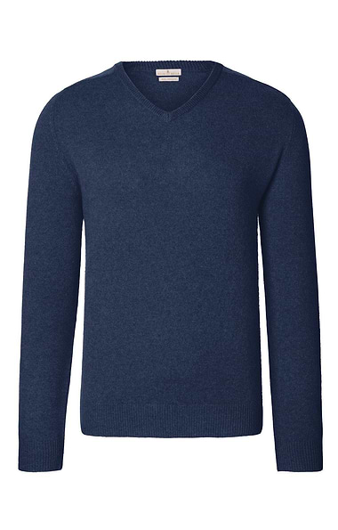 Men's 3 Ply Cashmere V Neck