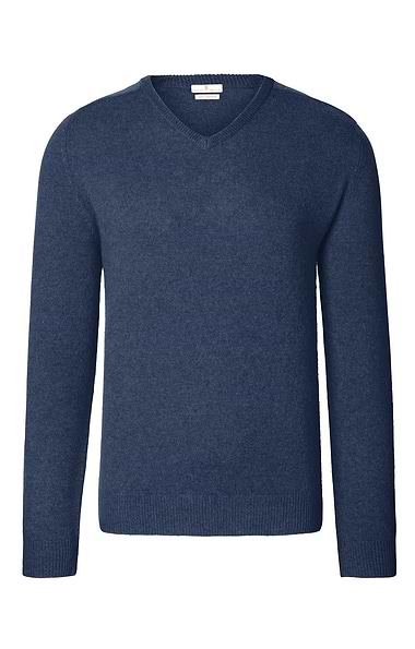 Men's 3 Ply Cashmere V Neck