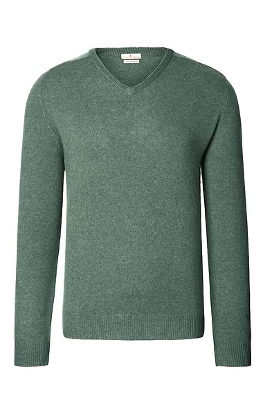 Men's 3 Ply Cashmere V Neck
