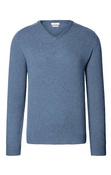 Men's 3 Ply Cashmere V Neck