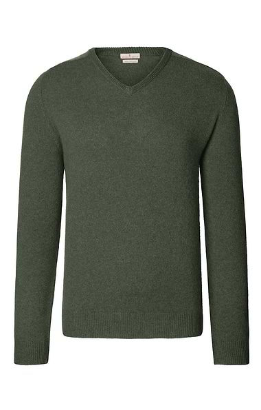 Men's 3 Ply Cashmere V Neck