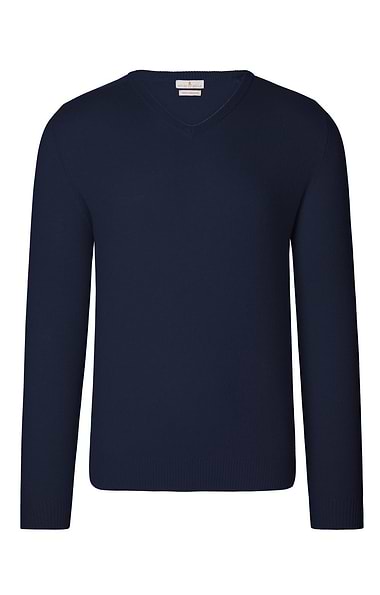 Men's 3 Ply Cashmere V Neck