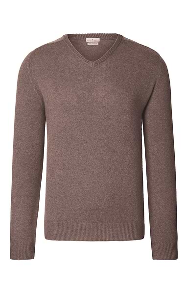 Men's 3 Ply Cashmere V Neck