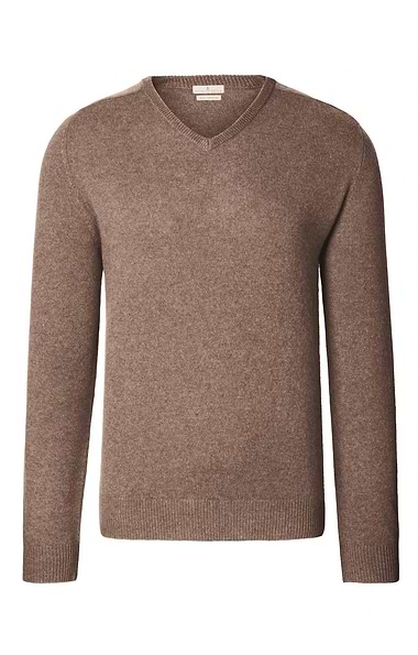 Men's 3 Ply Cashmere V Neck