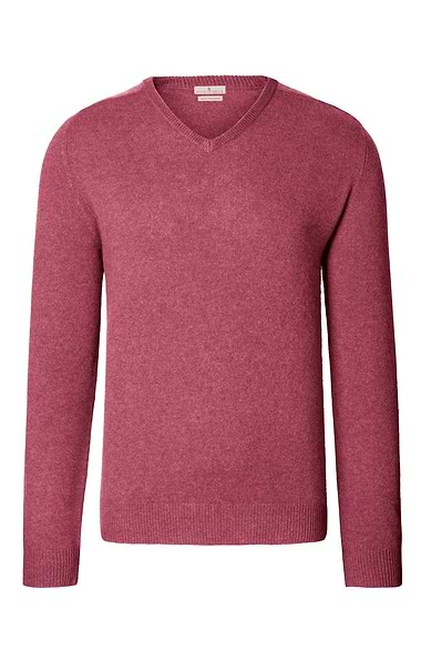 Men's 3 Ply Cashmere V Neck