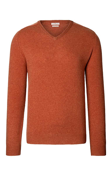 Men's 3 Ply Cashmere V Neck