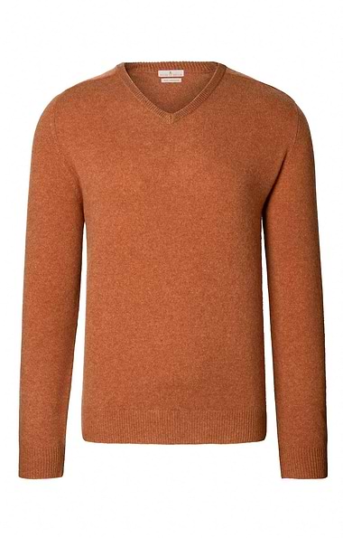 Men's 3 Ply Cashmere V Neck