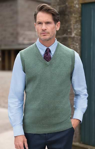 Men's 3 Ply Cashmere Slipover