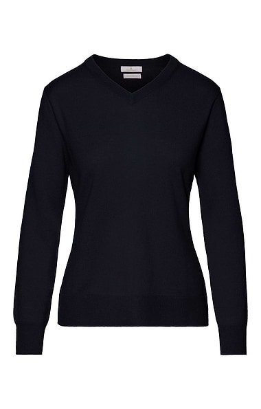Ladies Merino V Neck