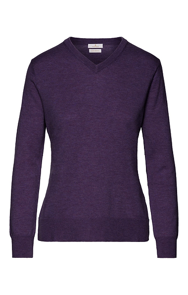 Ladies Merino V Neck