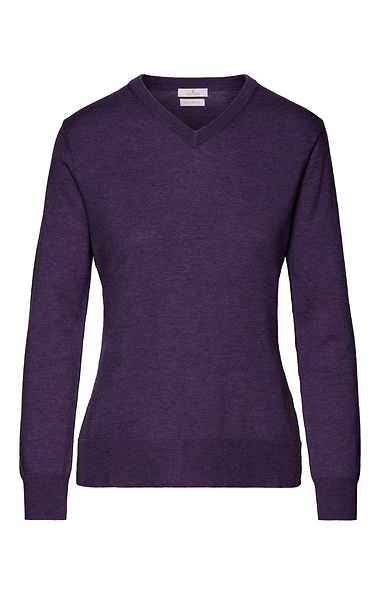 Ladies Merino V Neck