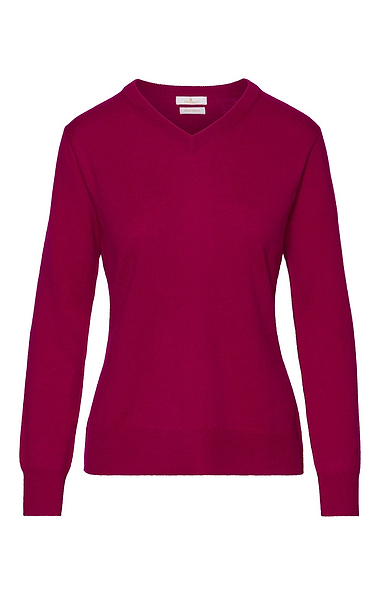 Ladies Merino V Neck