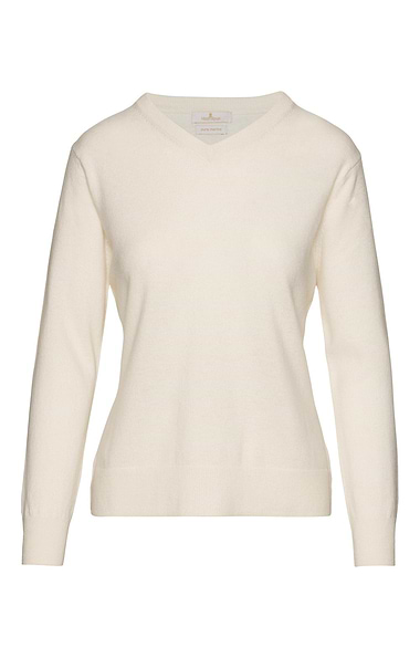 Ladies Merino V Neck